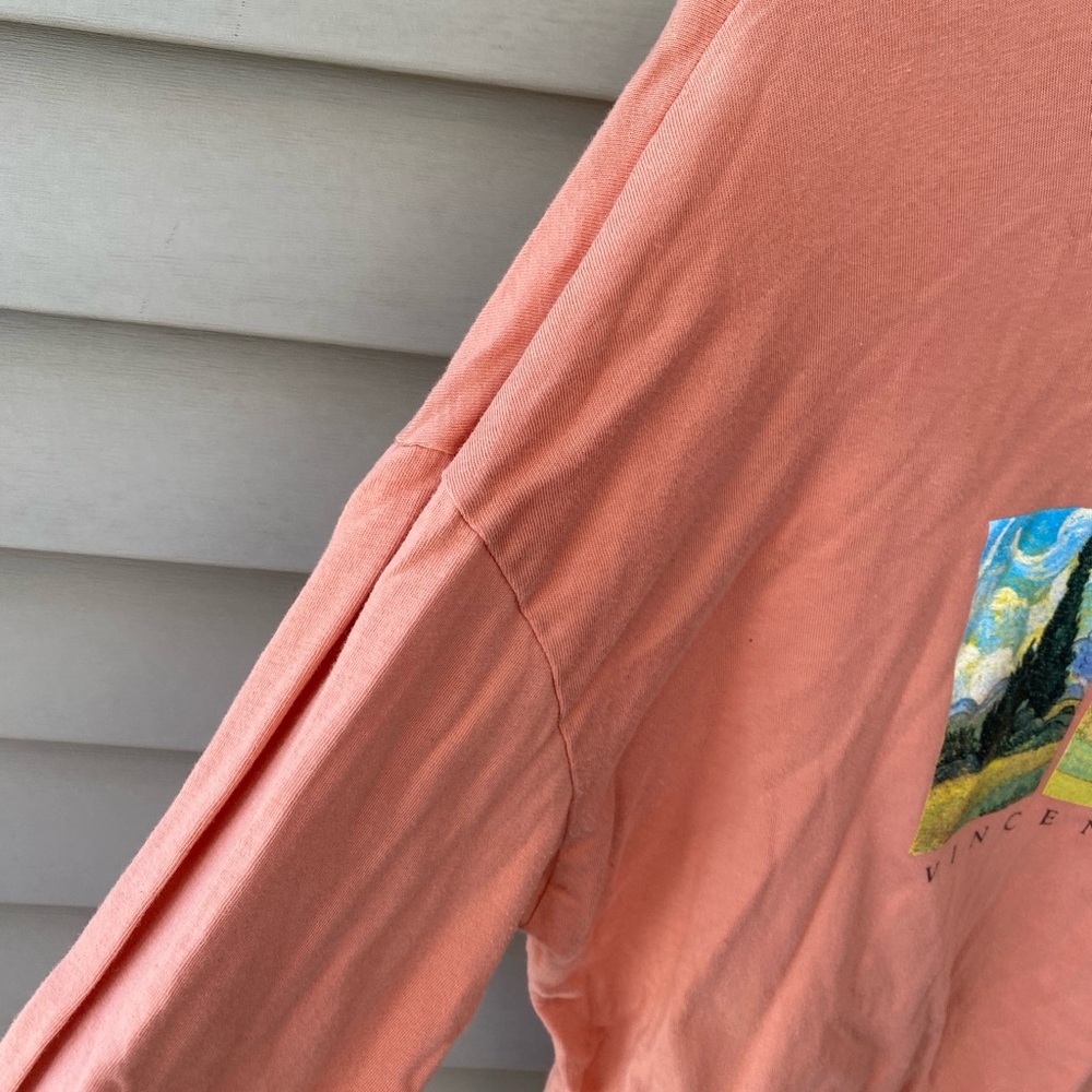 French Pastry Vincent Van Gogh Long Sleeve T-Shirt - Women’s Size L - Picture 8 of 10